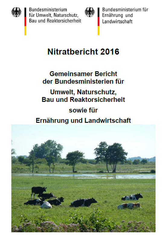 Nitratbericht 2016 Einband